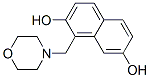 1-morpholinomethylnaphthalene-2,7-diol 结构式