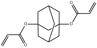 1,3-金刚烷二醇二丙烯酸酯 结构式
