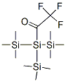 Trifluoroacetyl-tris(trimethylsilyl)silane 结构式