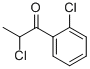 1-Propanone, 2-chloro-1-(2-chlorophenyl)- (9CI) 结构式