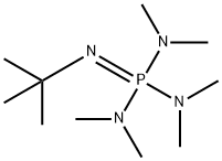 叔丁基亚氨基-三(二甲氨基)正膦 结构式