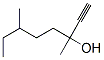 1-Octyn-3-ol, 3,6-dimethyl- 结构式