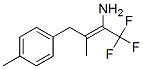 2-Buten-2-amine,1,1,1-trifluoro-3-methyl-4-(4-methylphenyl)-,(2Z)-(9CI) 结构式
