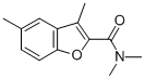 2-Benzofurancarboxamide, N,N,3,5-tetramethyl- 结构式