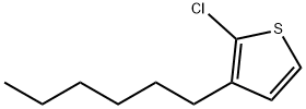 2-氯-3-己基噻吩 结构式