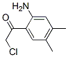 Ethanone,  1-(2-amino-4,5-dimethylphenyl)-2-chloro- 结构式