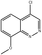 4-氯-8-甲氧基噌啉 结构式