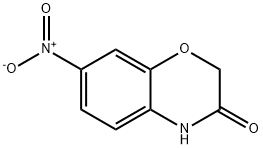 7-硝基-2H-1,4-苯并噁嗪-3-酮 结构式