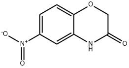6-硝基-2H-1 4-苯并恶嗪-3(4H)-酮 结构式