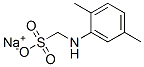 sodium [(2,5-dimethylphenyl)amino]methanesulphonate 结构式
