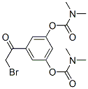 5-(溴乙酰基)-1,3-亚苯基二(二甲基氨基甲酸酯) 结构式