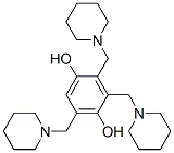 2,3,5-tris(piperidinomethyl)hydroquinone  结构式