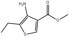 Methyl 4-amino-5-ethyl-3-thiophenecarboxylate 结构式