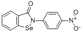 1,2-Benzisoselenazol-3(2H)-one, 2-(4-nitrophenyl)- 结构式