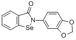 1,2-Benzisoselenazol-3(2H)-one, 2-(1,3-benxodioxol-5-yl)- 结构式