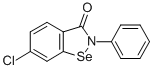 1,2-Benzisoselenazol-3(2H)-one, 6-chloro-2-phenyl- 结构式