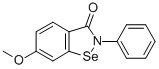 1,2-Benzisoselenazol-3(2H)-one, 6-methoxy-2-phenyl- 结构式