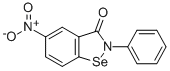 1,2-Benzisoselenazol-3(2H)-one, 5-nitro-2-phenyl- 结构式