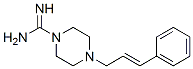 4-cinnamylpiperazine-1-carboximidamide 结构式