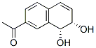 Ethanone, 1-[(7S,8R)-7,8-dihydro-7,8-dihydroxy-2-naphthalenyl]- (9CI) 结构式