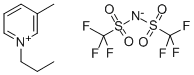 3-甲基-1-丙基吡啶双(三氟甲基磺酰)亚胺 结构式