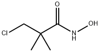 3-氯-N-羟基-2,2-二甲基 丙酰胺 结构式