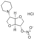 L-Iditol, 1,4:3,6-dianhydro-2-deoxy-2-(1-piperidinyl)-, 5-nitrate, mon ohydrochloride 结构式