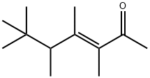 (E)-3,4,5,6,6-五甲基-3-庚烯-2-酮 结构式