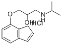 盐酸茚诺洛尔 结构式