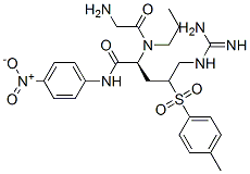 N-alpha-p-Tos-gly-pro-arg-p-nitroanilide 结构式