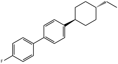 4-(4-乙基环己基)-4'-氟联苯 结构式