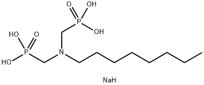 tetrasodium [(octylimino)bis(methylene)]bisphosphonate 结构式