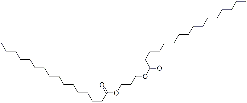 Bispalmitic acid 1,3-propanediyl ester 结构式