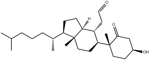 3-hydroxy-5-oxo-5,6-secocholestan-6-al 结构式