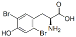 L-Tyrosine, 2,5-dibromo- 结构式