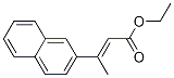 (E)-3-(2-萘基)-2-丁烯酸乙酯 结构式