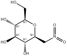 BETA-D-葡萄糖基硝基甲烷 结构式