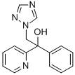 1-PHENYL-1-(2-PYRIDINYL)-2-(1H-1,2,4-TRIAZOL-1-YL)ETHANOL 结构式