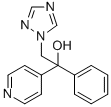 1-PHENYL-1-(4-PYRIDINYL)-2-(1H-1,2,4-TRIAZOL-1-YL)ETHANOL 结构式