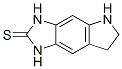 Pyrrolo[2,3-f]benzimidazole-2(1H)-thione, 3,5,6,7-tetrahydro- (9CI) 结构式