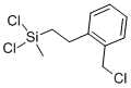 ((氯甲基)苯乙基)甲基二氯硅烷 结构式