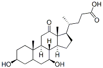 12-Oxo-ursodeoxycholic acid 结构式