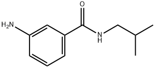 3-氨基-N-异丁基苯甲酰胺 结构式