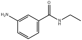 3-氨基-N-乙基苯甲酰胺 结构式
