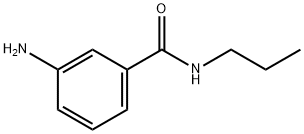 3-氨基-N-丙基苯甲酰胺 结构式