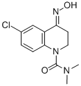 1(2H)-Quinolinecarboxamide, 6-chloro-3,4-dihydro-4-(hydroxyimino)-N,N- dimethyl- 结构式