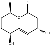 2H-Oxecin-2-one,3,4,7,8,9,10-hexahydro-4,7-dihydroxy-10-methyl-,(4S,5E,7R,10R)-(9CI) 结构式