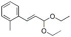 Benzene, 1-(3,3-diethoxy-1-propenyl)-2-methyl- (9CI) 结构式