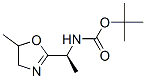 Carbamic acid, [(1S)-1-(4,5-dihydro-5-methyl-2-oxazolyl)ethyl]-, 1,1-dimethylethyl ester (9CI) 结构式
