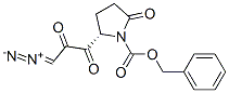 N-carbobenzoxypyroglutamyl diazomethyl ketone 结构式
